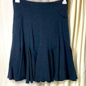 Effie’s Heart XL Skirt Seven Year Blue Gray Flare Panel Pockets NWT